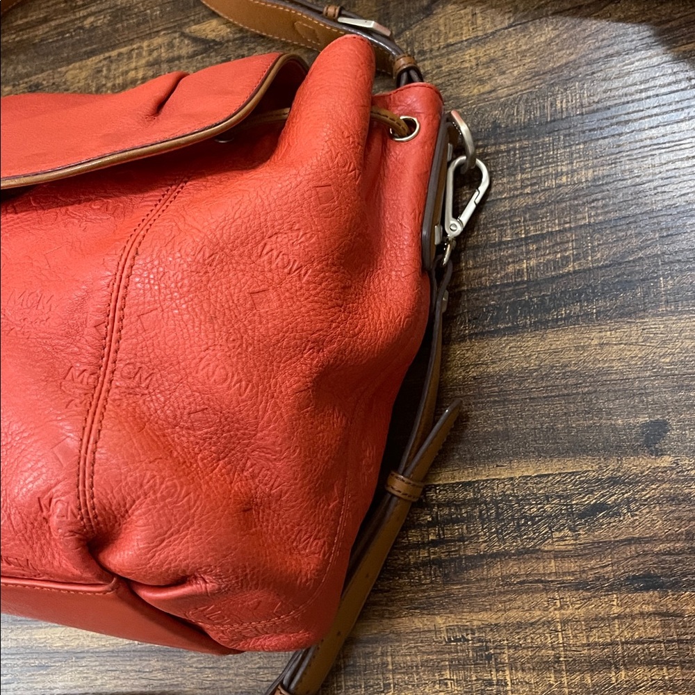 MCM Monogram Embossed Two Way Bag - Picture 3 of 8